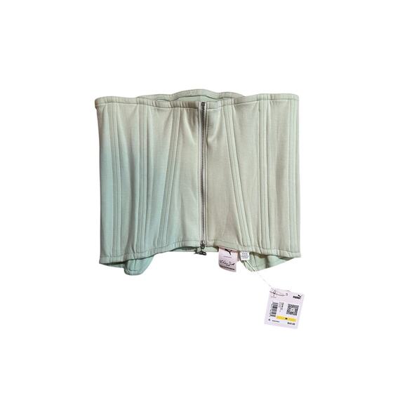 Puma x Laquan Smith Corset Top in pistachio green SZ M - Picture 1 of 2